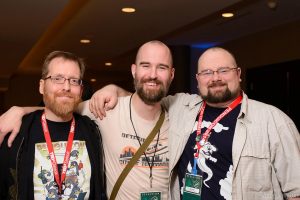 Three Penguicon-goers