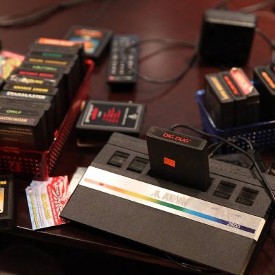 Game cartridges for retro video games- Atari