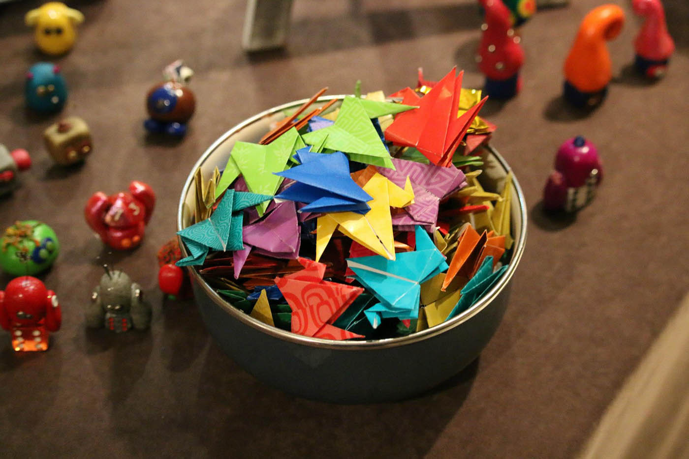 bowl of origami