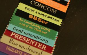 closeup of ribbons